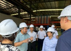 熱烈歡迎新余市水利局局長謝海峰一行領(lǐng)導(dǎo)蒞臨我司參觀指導(dǎo)！